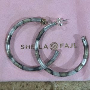 Sheila Fajl Everybody's Favorite Hoop Earrings in Burnished Silver, 2 in.